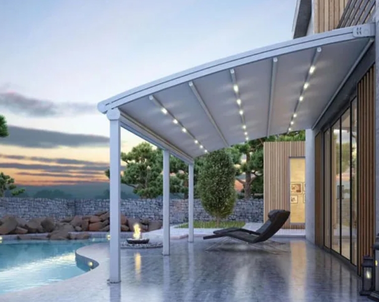 LED Işıklı Pergola Tente Sistemi (Referans)
