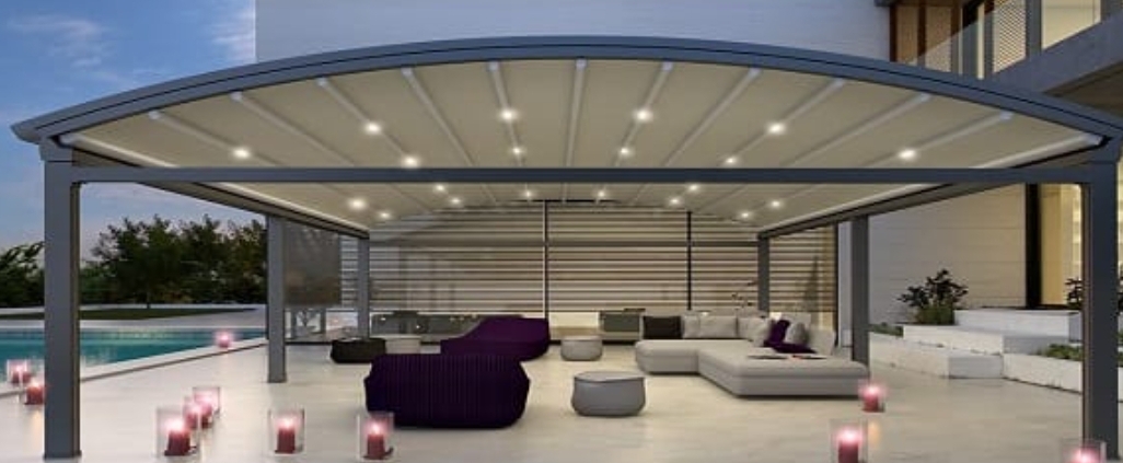 LED Işıklı Pergola Tente Sistemi (Referans) - Görsel 2