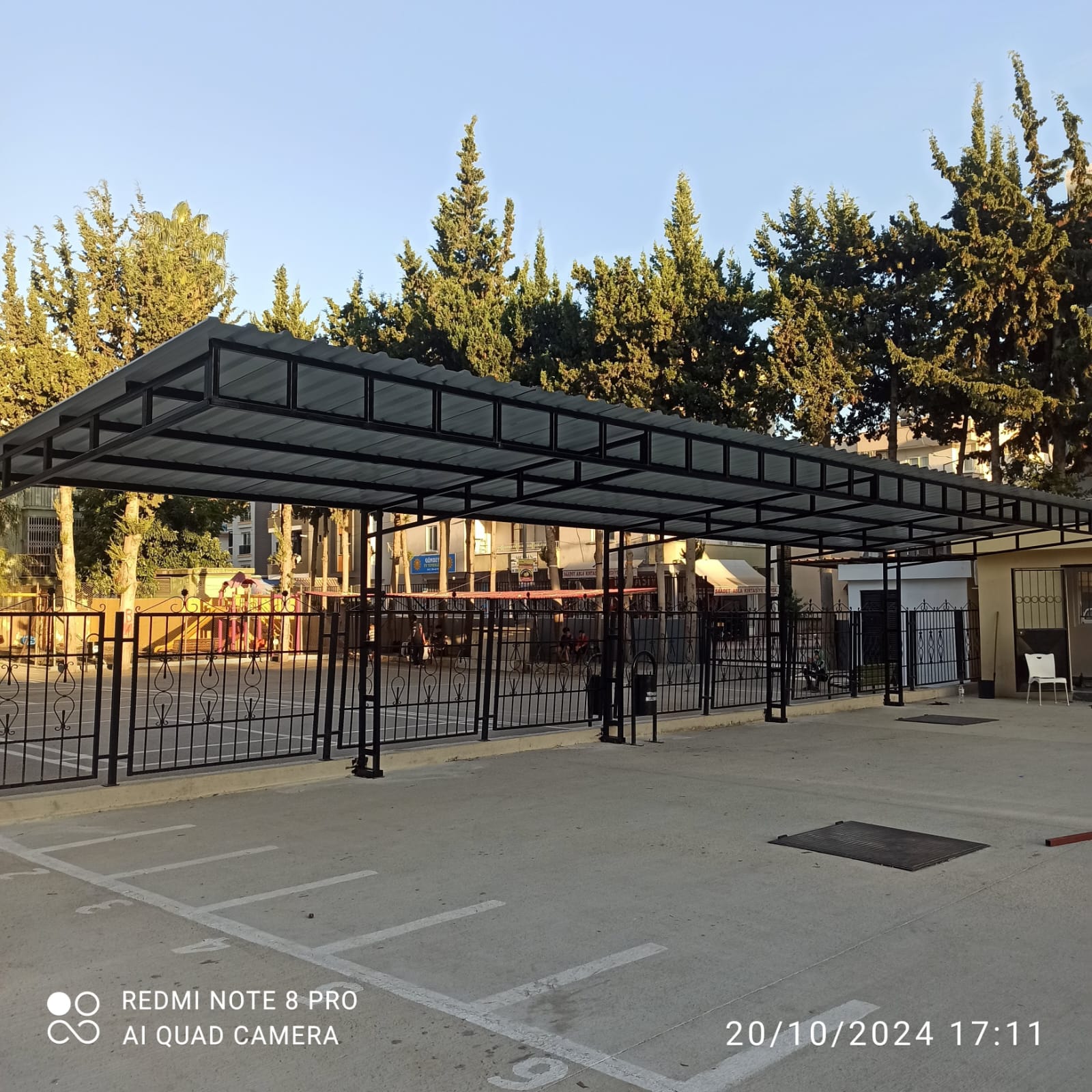 Okul ve Park Çelik Çatı Kapama Projesi - Görsel 4