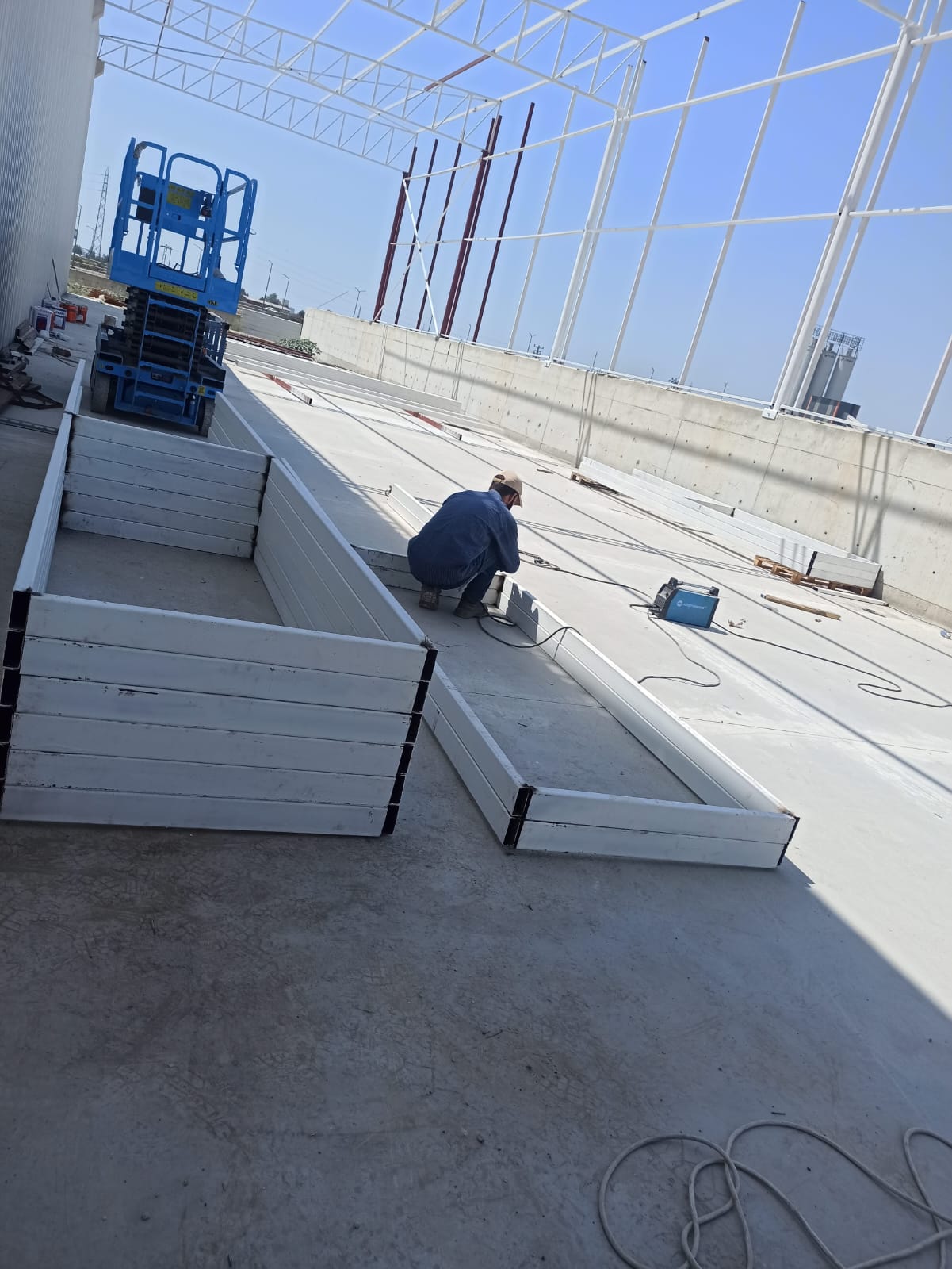 Lojistik Depo ve Hangar Çelik Çatı Projesi