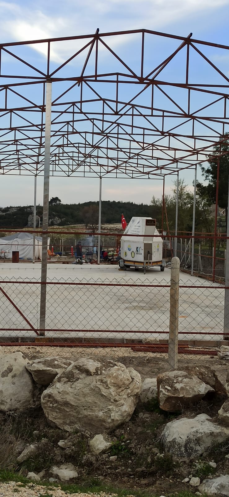Lojistik Depo ve Hangar Çelik Çatı Projesi - Görsel 10
