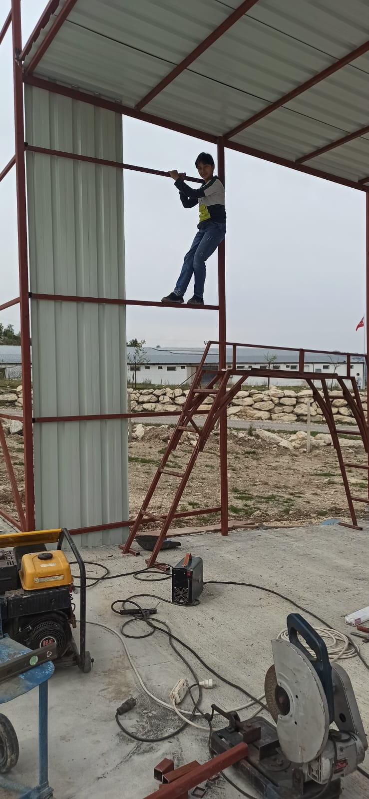 Lojistik Depo ve Hangar Çelik Çatı Projesi - Görsel 3