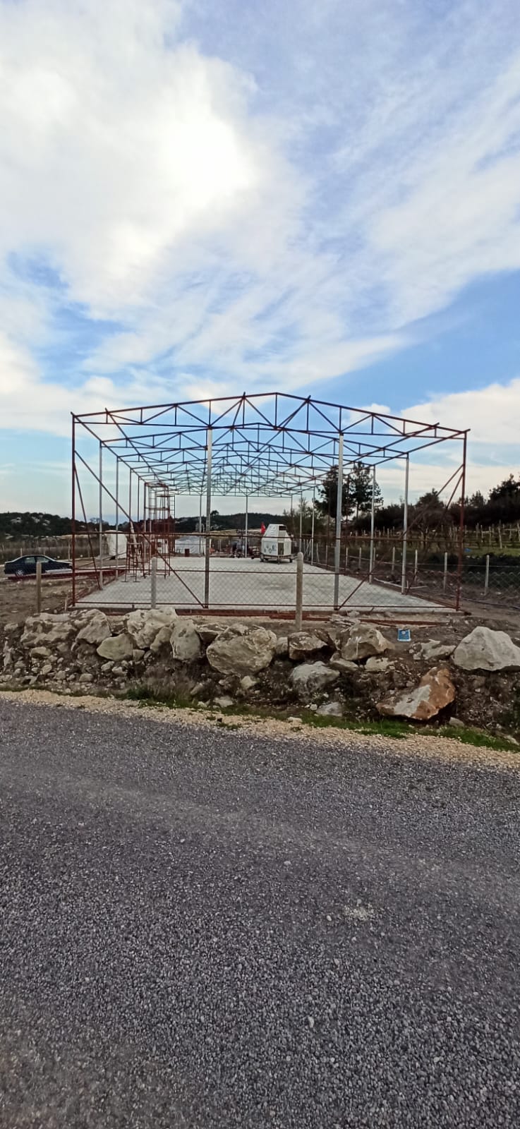 Tarımsal Yapı Çelik Hangar İnşaatı - Görsel 28